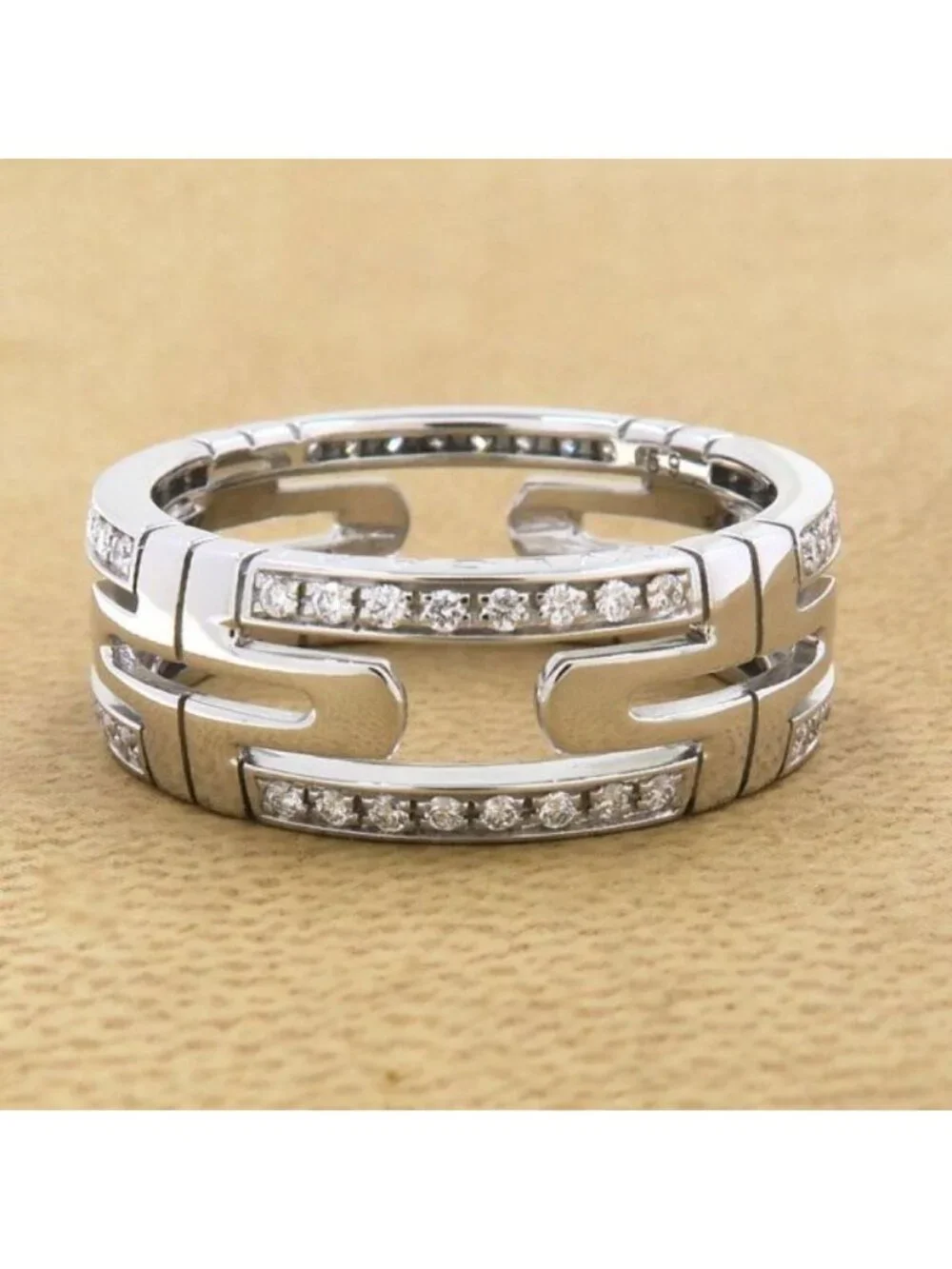 Bvlgari Open Parent Diamond Ring 59